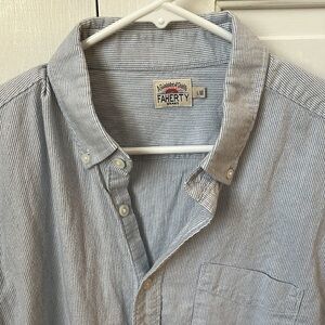 Faherty Men's Stretch Oxford Shirt